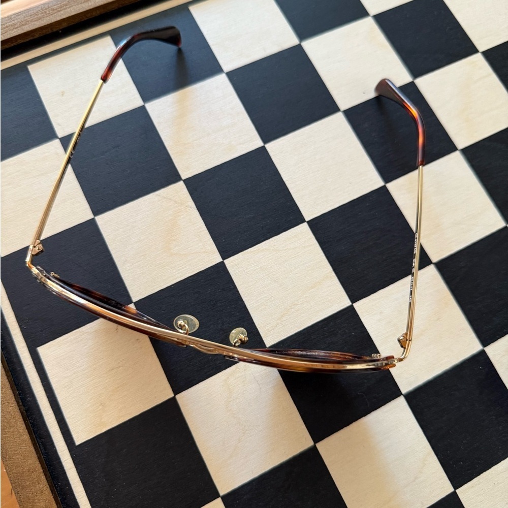 CELINE Classic dark lens Aviator tortishell Sunglasses - Picture 4 of 12